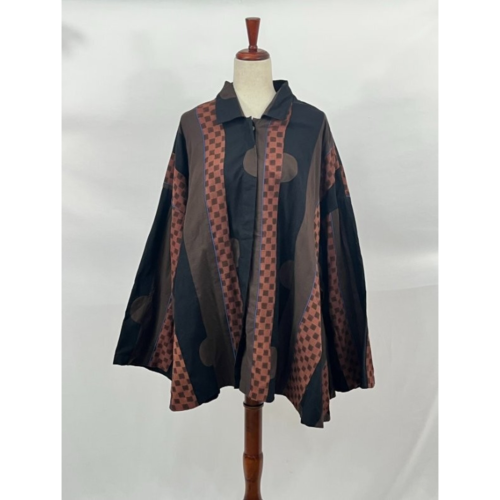 World Of Crow Sz S Small Oversize A-Line Swing Jacket Shirt Top — image 8 of 8